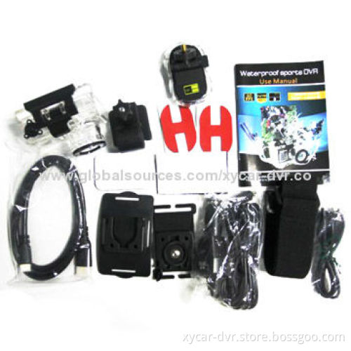 Wide Angle FHD 1080P Sports cameras, Built-in Microphone/Speaker & Supports OEM/ODM Service